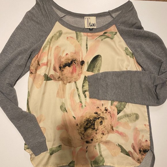 Anthropologie | Ttee brand Silky and Jersey baseball style shirt - Picture 2 of 6